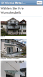 Mobile Screenshot of dinicola-metallbau.ch