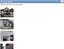 Tablet Screenshot of dinicola-metallbau.ch